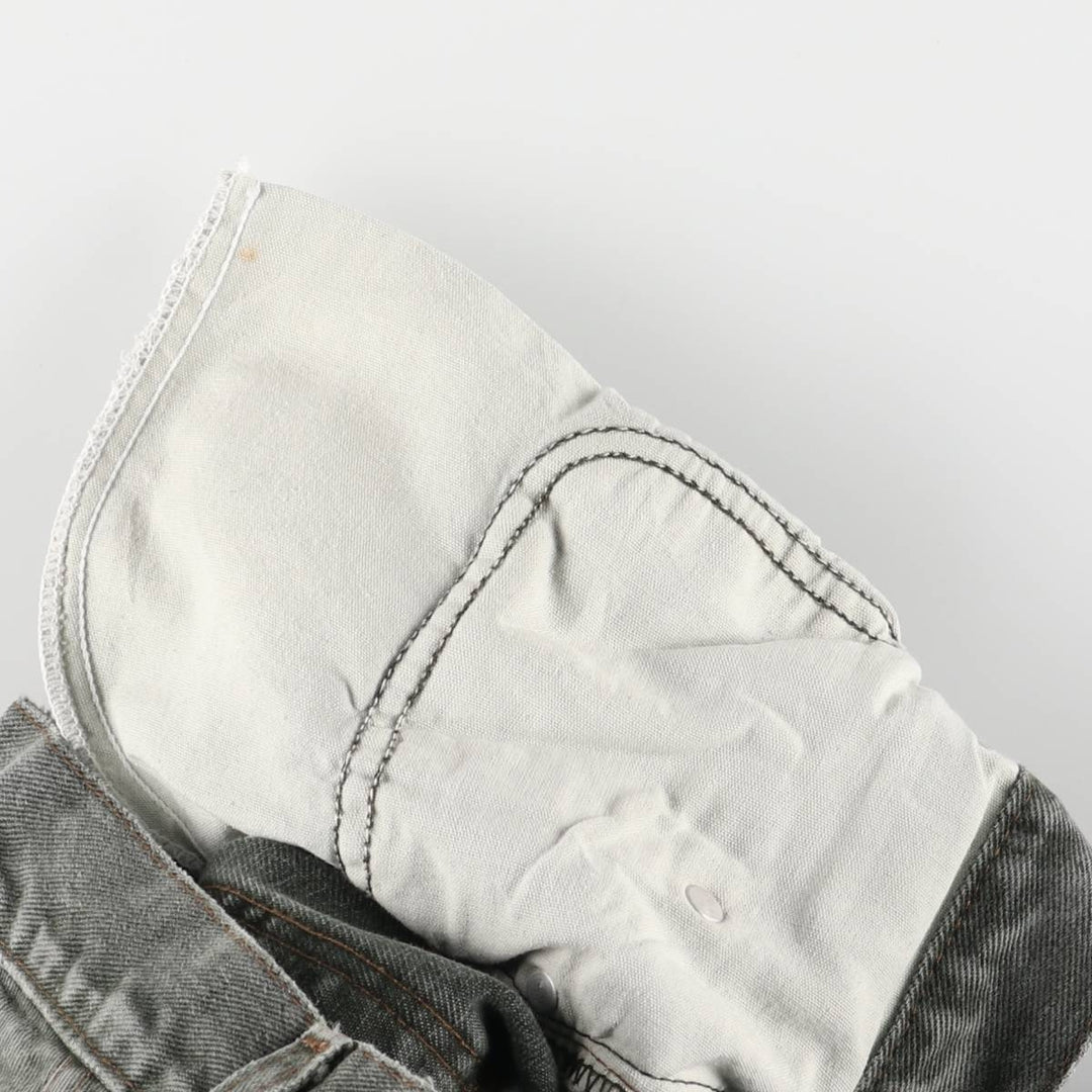 Lee RIVETED Tapered Denim Pants, Made in USA, Women's Size L (W28) cotton Khaki type Vintage Second Hand