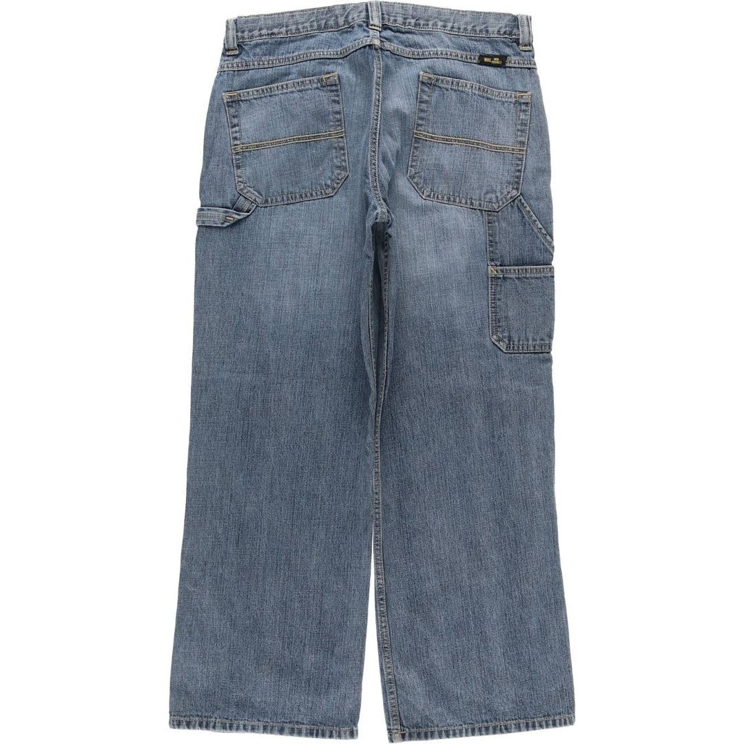 Wrangler Denim Painter Pants, Women's XL (W33) cotton blue type Vintage Second Hand