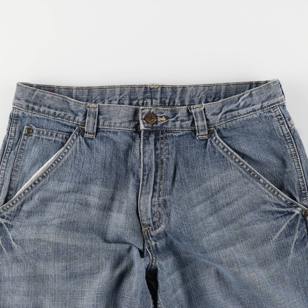 Wrangler Denim Painter Pants, Women's XL (W33) cotton blue type Vintage Second Hand