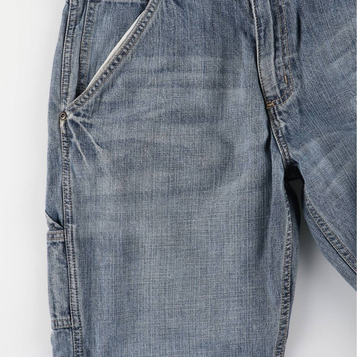 Wrangler Denim Painter Pants, Women's XL (W33) cotton blue type Vintage Second Hand