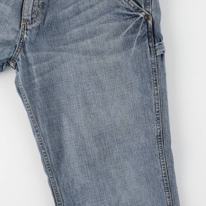 Wrangler Denim Painter Pants, Women's XL (W33) cotton blue type Vintage Second Hand