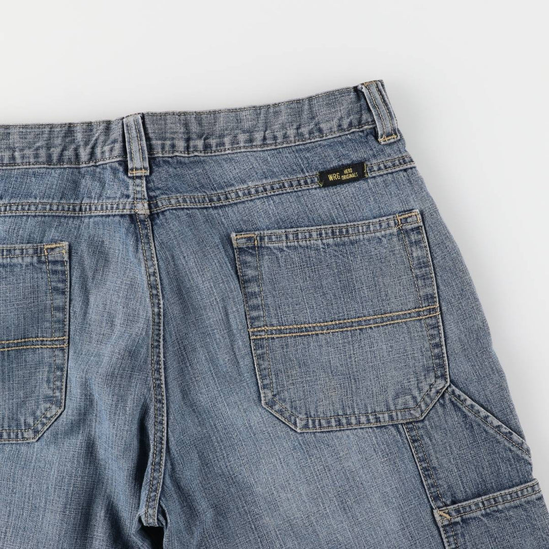 Wrangler Denim Painter Pants, Women's XL (W33) cotton blue type Vintage Second Hand