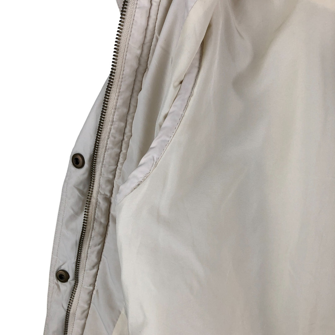 Ralph Lauren LAUREN quilted vest, women's size M polyester pale white type Vintage Second Hand