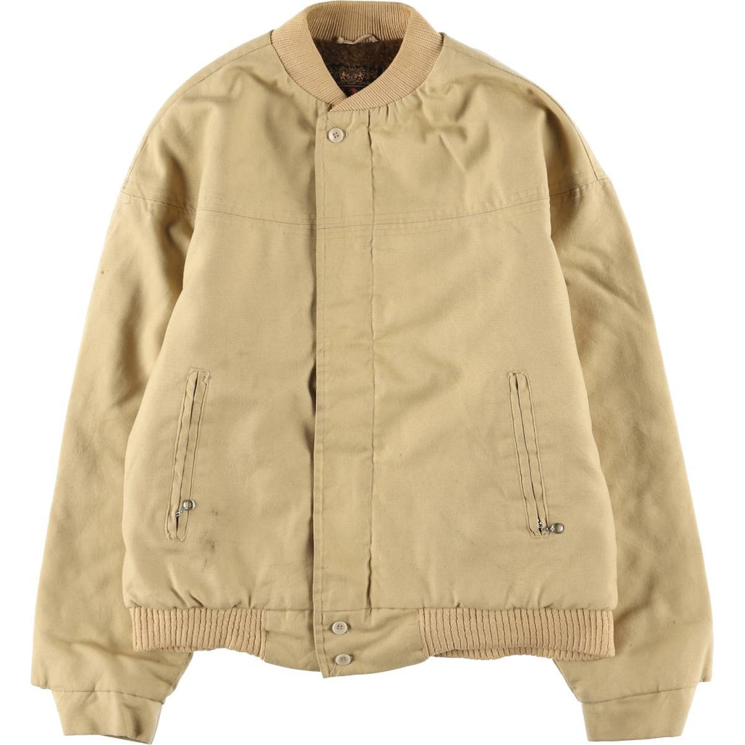 Vintage 70s-80'S VIP Derby Jacket with Cup Shoulder Strap, Men's Size L unclear Beige type Vintage Second Hand