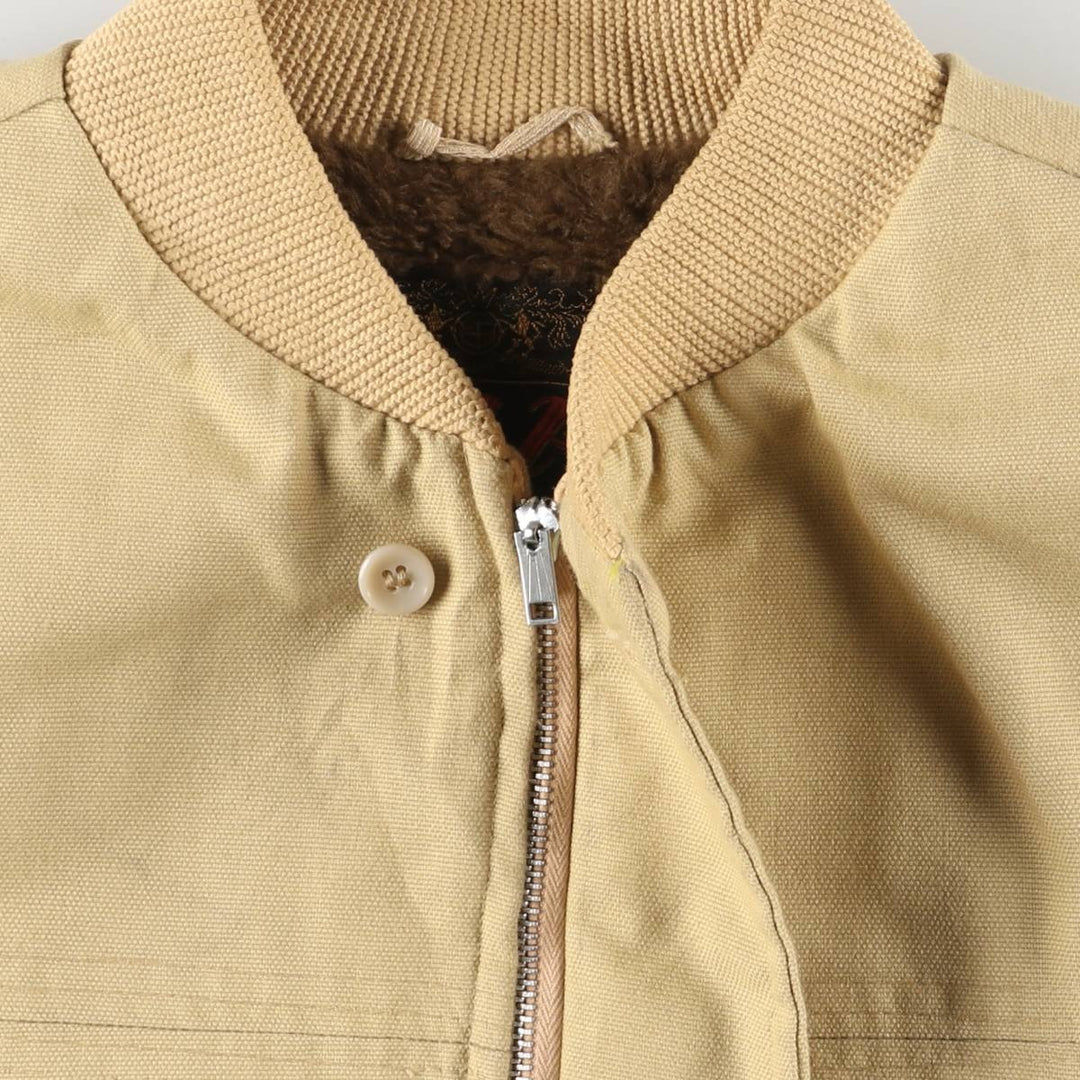 Vintage 70s-80'S VIP Derby Jacket with Cup Shoulder Strap, Men's Size L unclear Beige type Vintage Second Hand