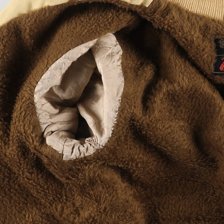 Vintage 70s-80'S VIP Derby Jacket with Cup Shoulder Strap, Men's Size L unclear Beige type Vintage Second Hand