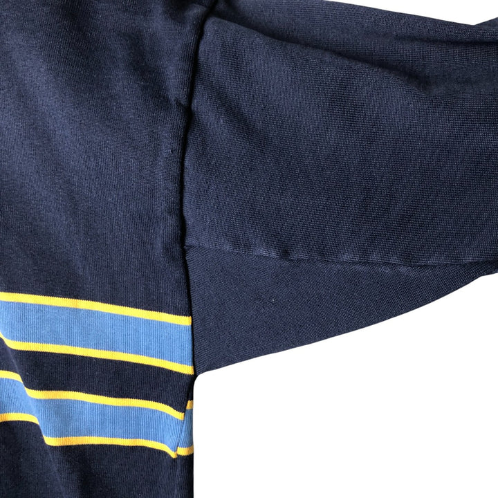 Vintage 80s-90'S Australia long sleeve rugby shirt, size M, men's polyester navy blue type Vintage Second Hand