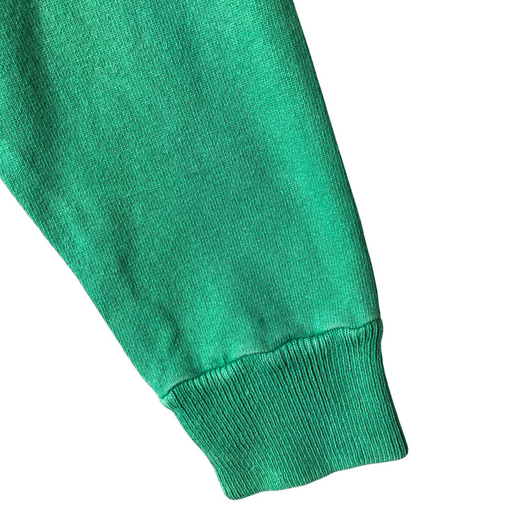 Vintage 80s-90'S Barbarian long-sleeved rugby shirt, men's size L cotton green type Vintage Second Hand
