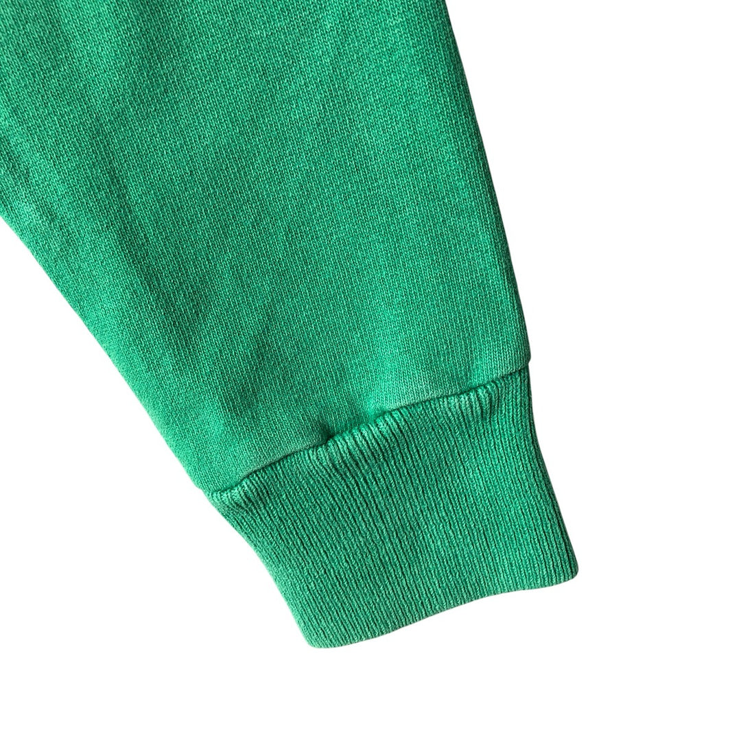 Vintage 80s-90'S Barbarian long-sleeved rugby shirt, men's size L cotton green type Vintage Second Hand