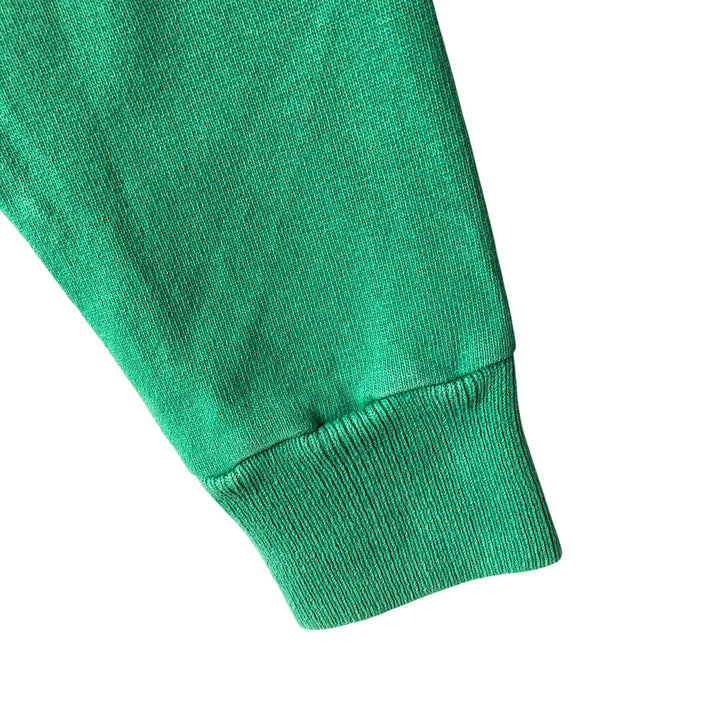 Vintage 80s-90'S Barbarian long-sleeved rugby shirt, men's size L cotton green type Vintage Second Hand