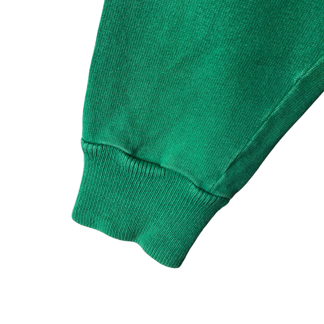 Vintage 80s-90'S Barbarian long-sleeved rugby shirt, men's size L cotton green type Vintage Second Hand