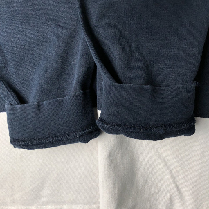 Ralph Lauren Chaps striped long-sleeved rugby shirt, men's size XL cotton navy blue type Vintage Second Hand