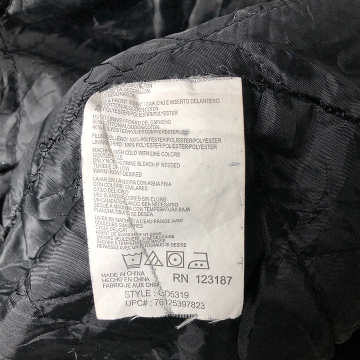 Dickies Hooded Padded Long Sleeve Work Shirt Jacket, Men's XXL cotton black type Vintage Second Hand