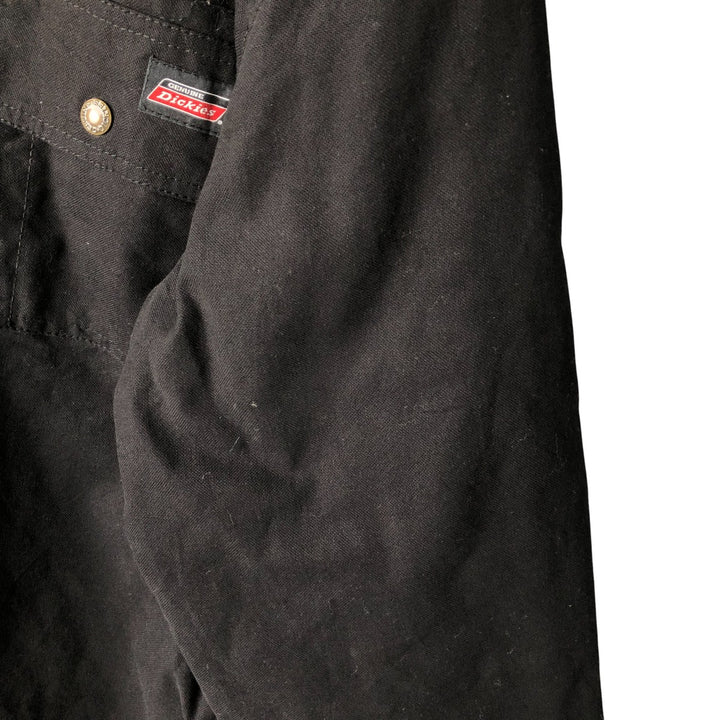 Dickies Hooded Padded Long Sleeve Work Shirt Jacket, Men's XXL cotton black type Vintage Second Hand