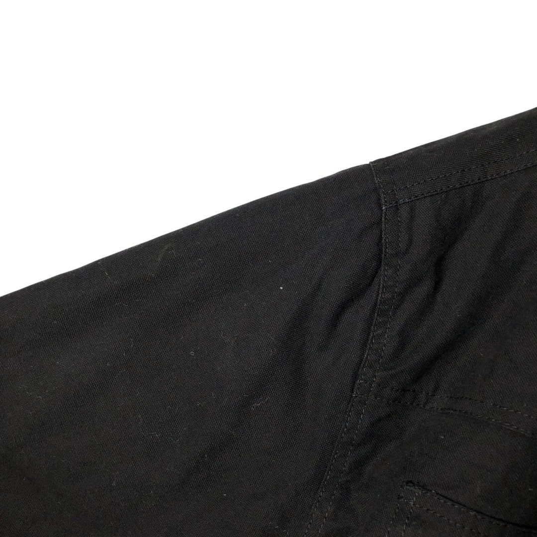 Dickies Hooded Padded Long Sleeve Work Shirt Jacket, Men's XXL cotton black type Vintage Second Hand