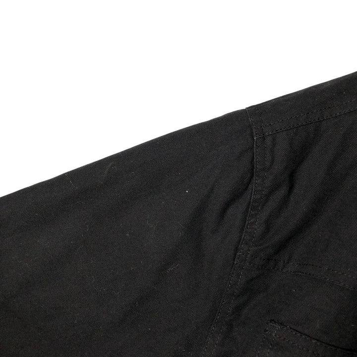 Dickies Hooded Padded Long Sleeve Work Shirt Jacket, Men's XXL cotton black type Vintage Second Hand