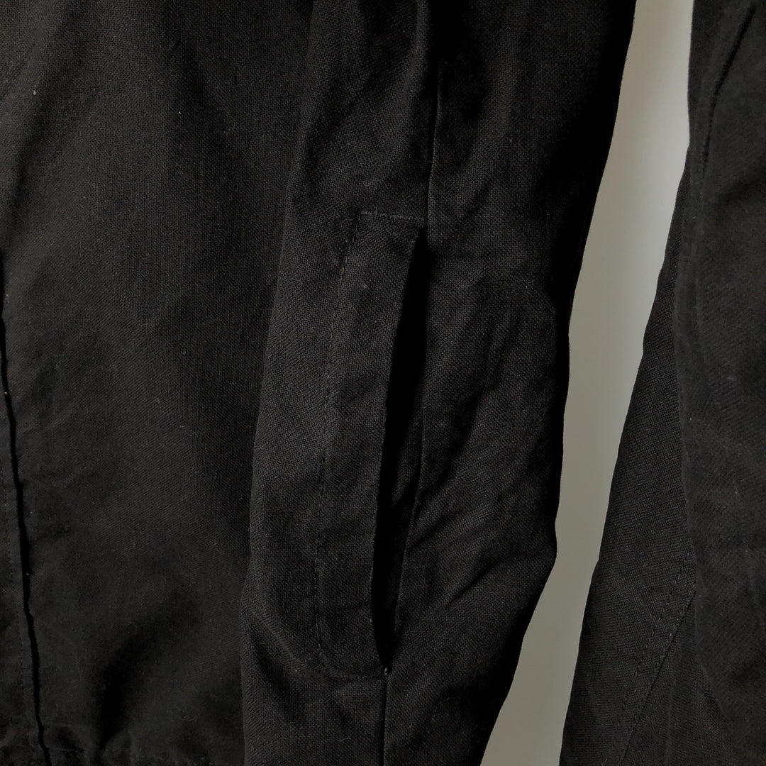 Dickies Hooded Padded Long Sleeve Work Shirt Jacket, Men's XXL cotton black type Vintage Second Hand