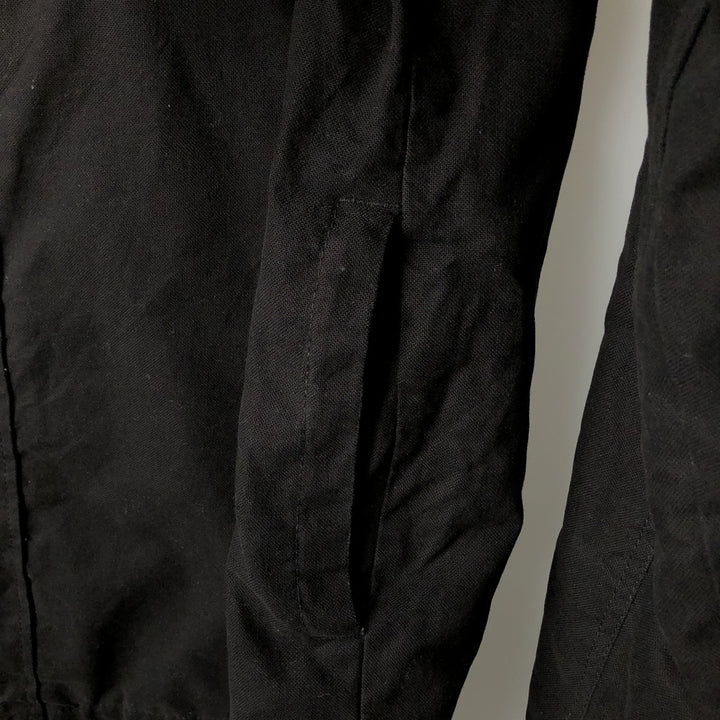 Dickies Hooded Padded Long Sleeve Work Shirt Jacket, Men's XXL cotton black type Vintage Second Hand