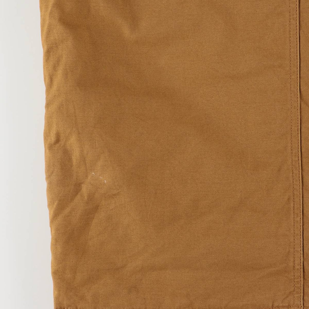 Dickies Hooded Long Sleeve Work Shirt, Men's Size Medium cotton brown type Vintage Second Hand