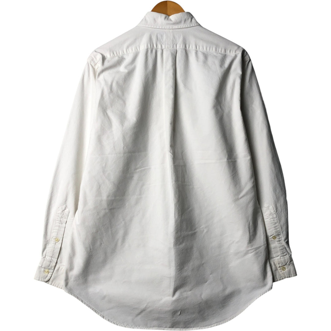Ralph Lauren Classic Fit Long Sleeve Button Down Shirt Men's M Button Down cotton white type Vintage Second Hand