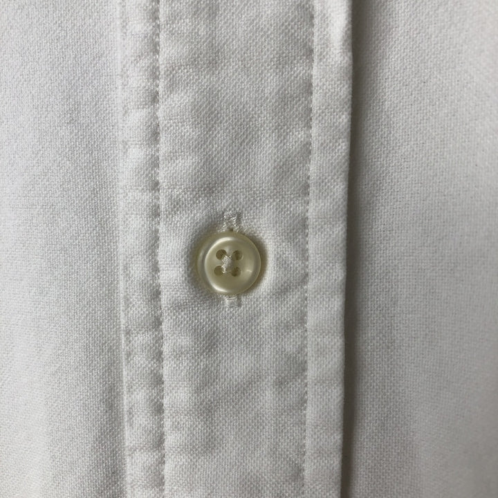 Ralph Lauren Classic Fit Long Sleeve Button Down Shirt Men's M Button Down cotton white type Vintage Second Hand