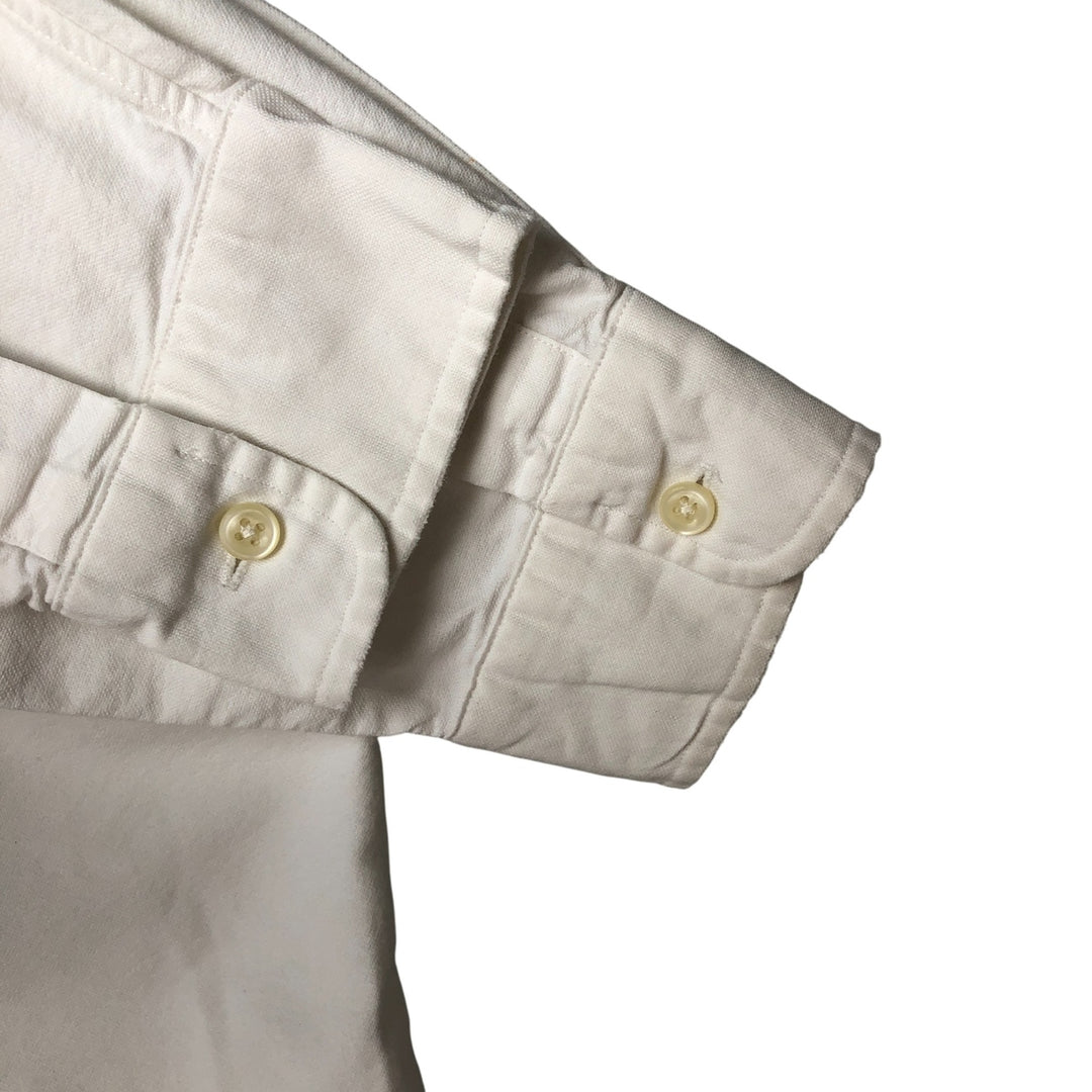 Ralph Lauren Classic Fit Long Sleeve Button Down Shirt Men's M Button Down cotton white type Vintage Second Hand