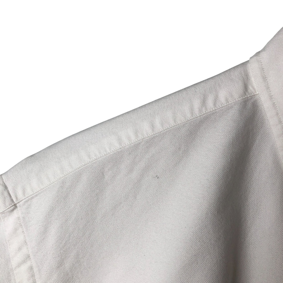 Ralph Lauren YARMOUTH long sleeve button down shirt, men's XL size cotton white type Vintage Second Hand