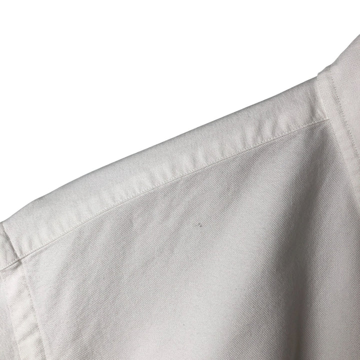 Ralph Lauren YARMOUTH long sleeve button down shirt, men's XL size cotton white type Vintage Second Hand