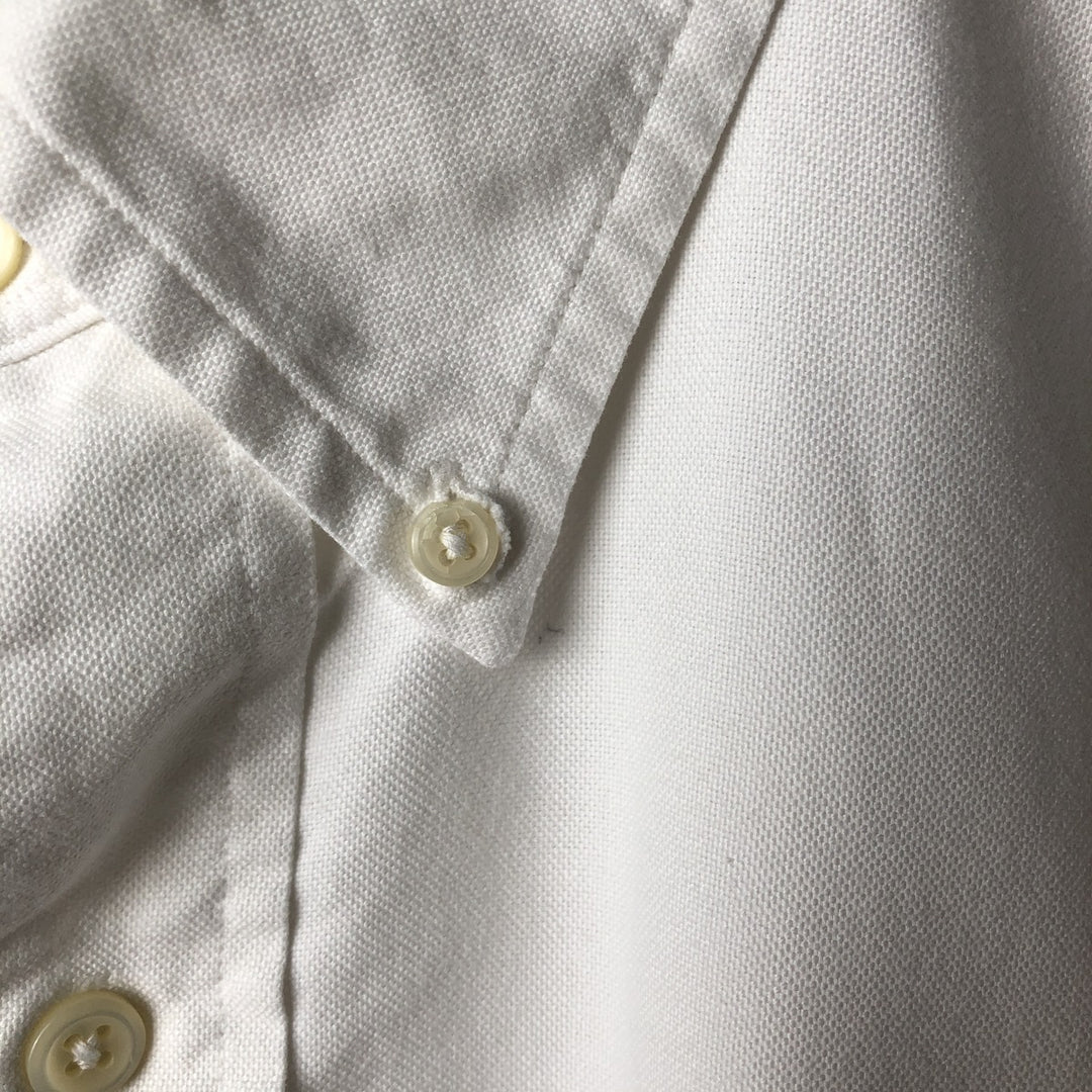 Ralph Lauren YARMOUTH long sleeve button down shirt, men's XL size cotton white type Vintage Second Hand
