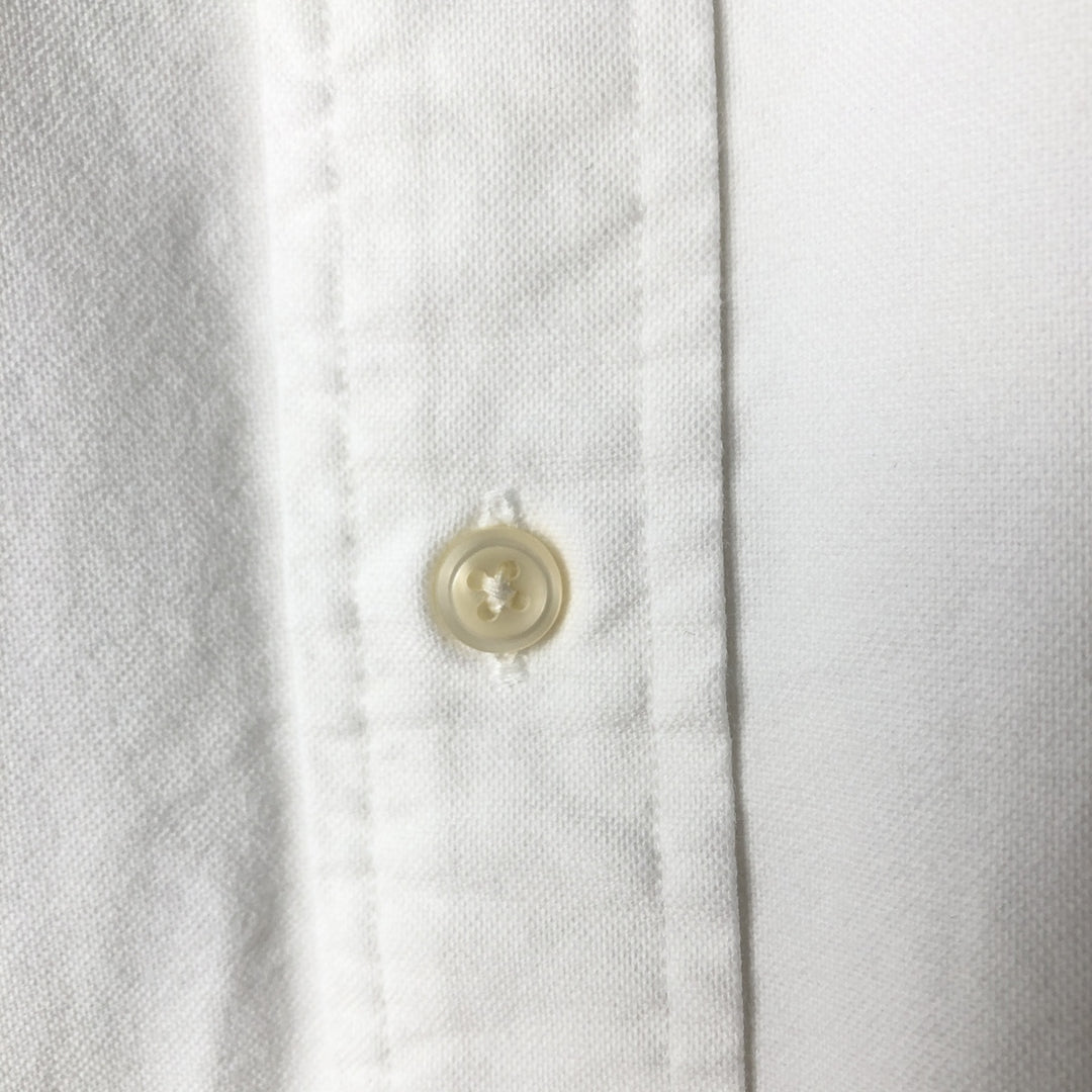 Ralph Lauren YARMOUTH long sleeve button down shirt, men's XL size cotton white type Vintage Second Hand