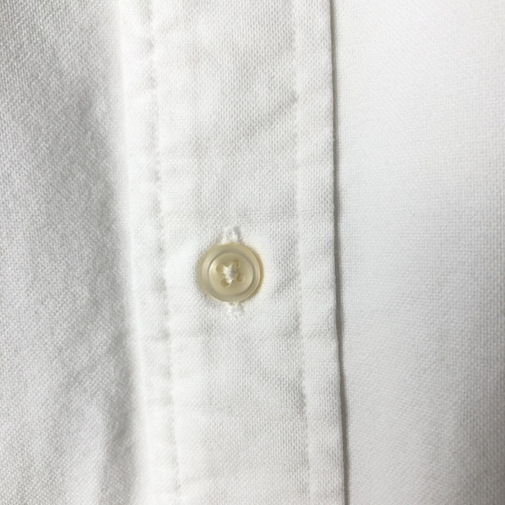Ralph Lauren YARMOUTH long sleeve button down shirt, men's XL size cotton white type Vintage Second Hand
