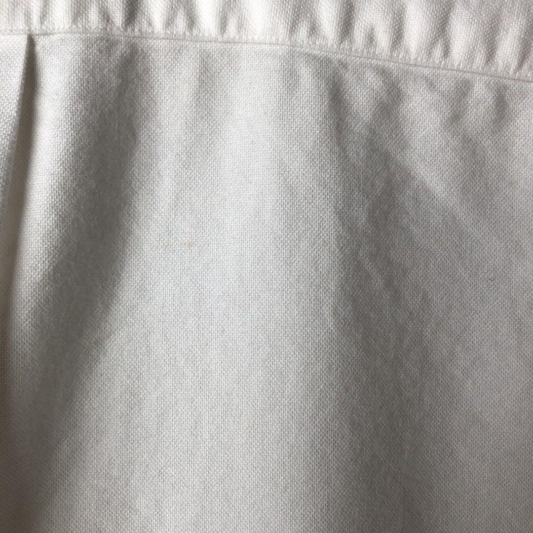 Ralph Lauren YARMOUTH long sleeve button down shirt, men's XL size cotton white type Vintage Second Hand
