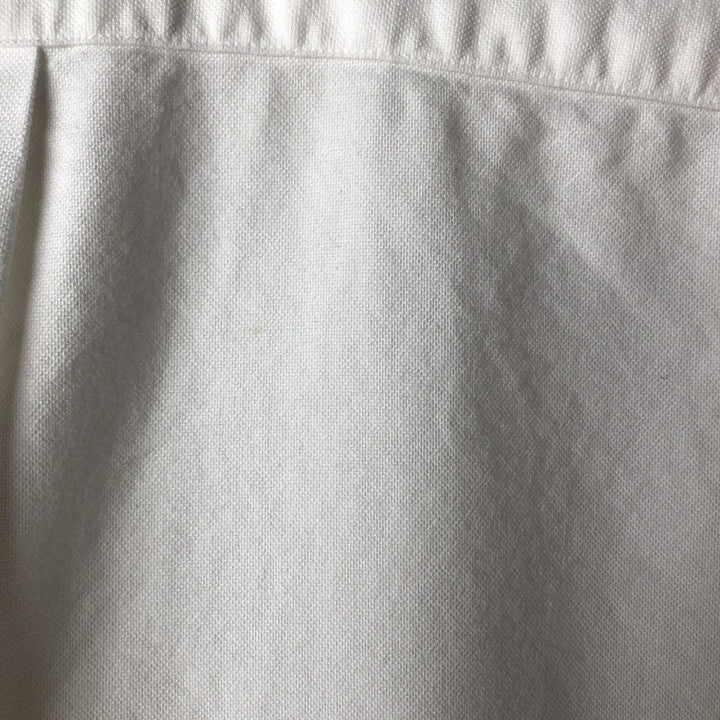 Ralph Lauren YARMOUTH long sleeve button down shirt, men's XL size cotton white type Vintage Second Hand