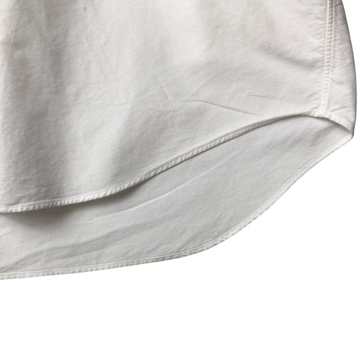 Ralph Lauren YARMOUTH long sleeve button down shirt, men's XL size cotton white type Vintage Second Hand