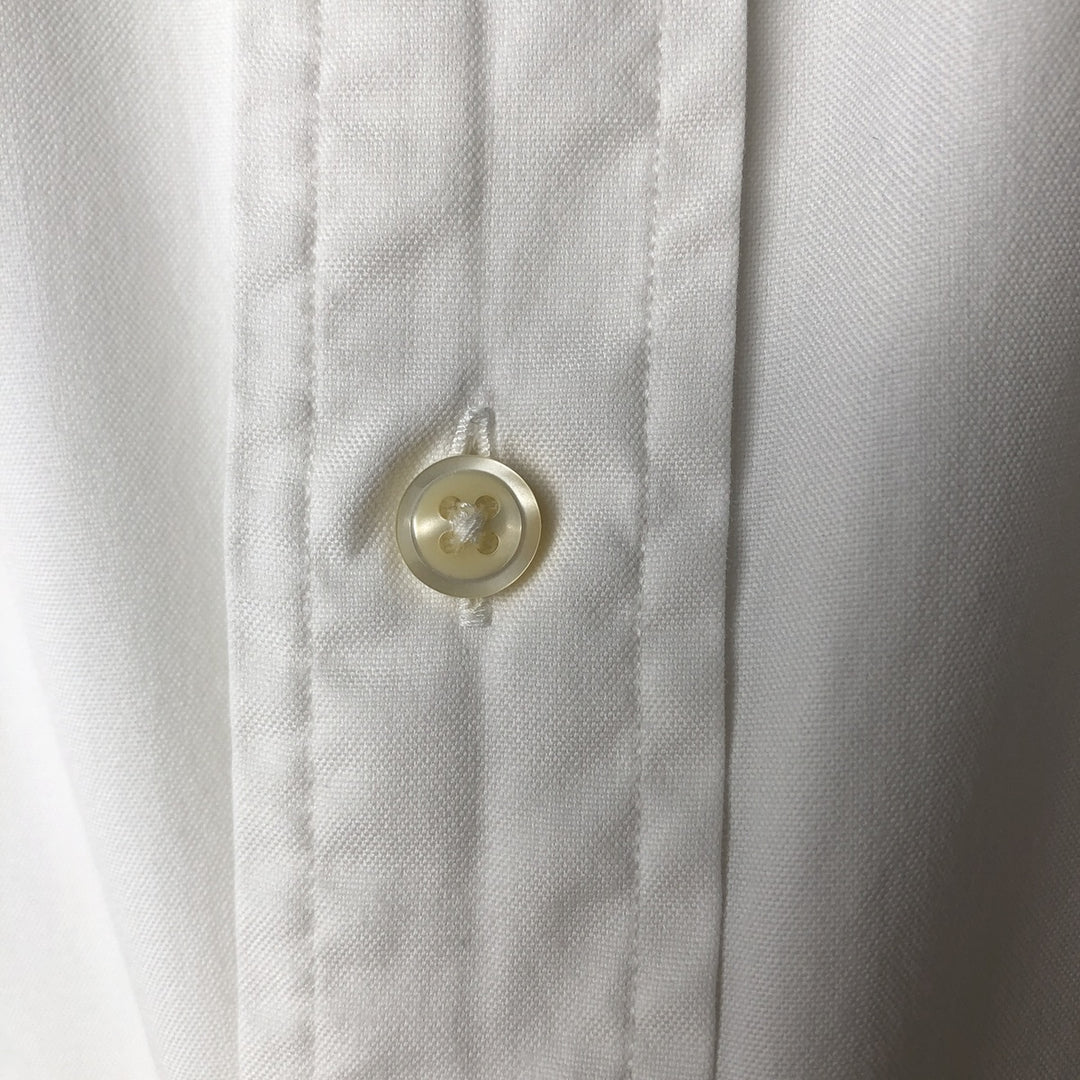 Ralph Lauren Classic Fit Long Sleeve Button Down Shirt Men's XXL cotton white type Vintage Second Hand