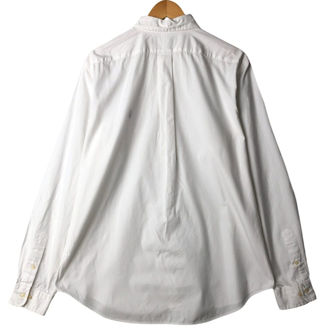 Ralph Lauren Classic Fit Long Sleeve Button Down Shirt Men's XL cotton white type Vintage Second Hand