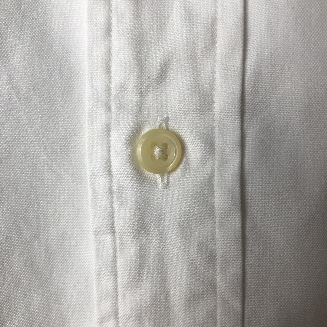 Ralph Lauren Classic Fit Long Sleeve Button Down Shirt Men's XL cotton white type Vintage Second Hand
