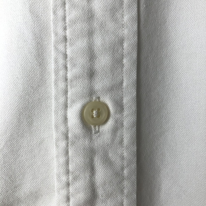 Ralph Lauren YARMOUTH long sleeve button down shirt, men's XL size cotton white type Vintage Second Hand