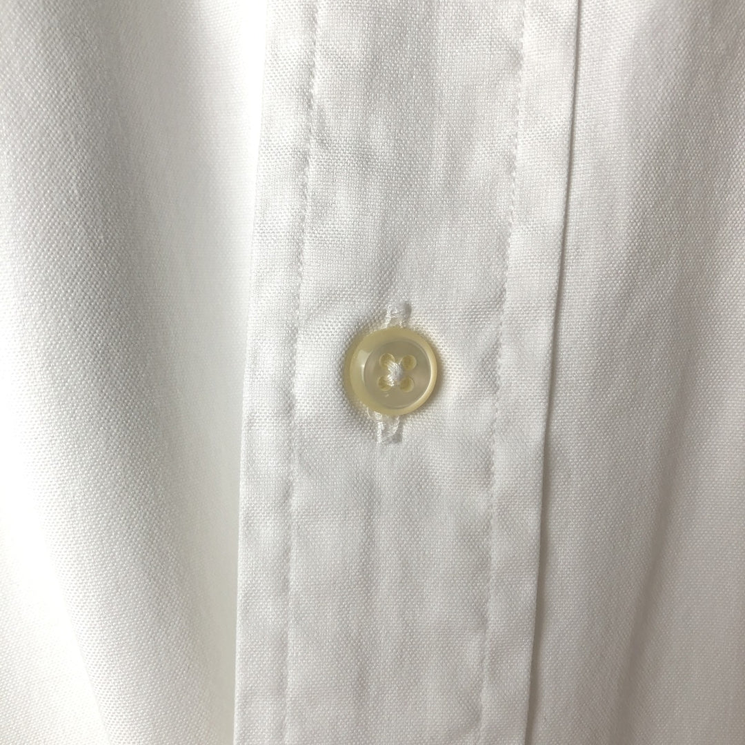Ralph Lauren YARMOUTH long sleeve button down shirt, men's XL size cotton white type Vintage Second Hand