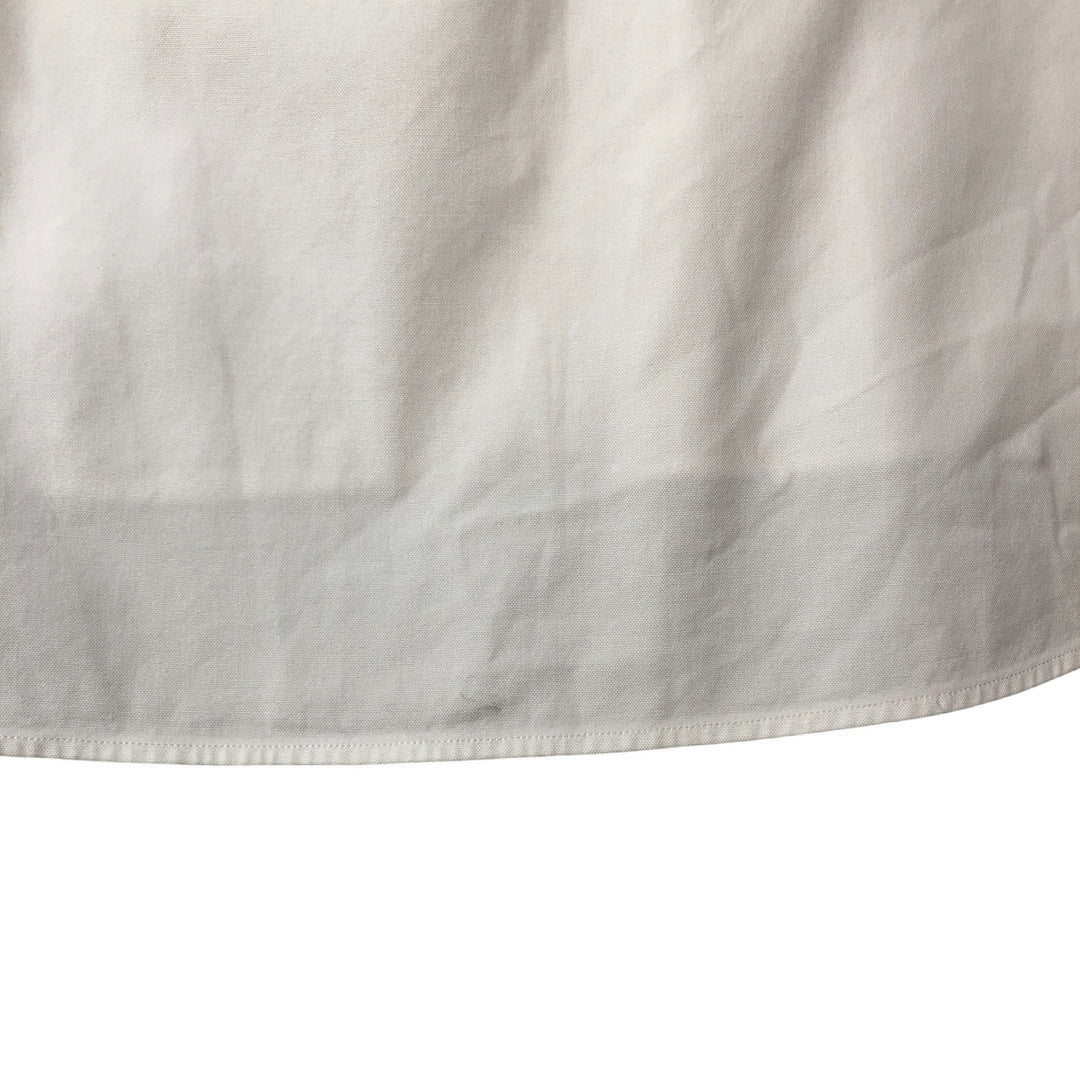Ralph Lauren YARMOUTH long sleeve button down shirt, men's XL size cotton white type Vintage Second Hand
