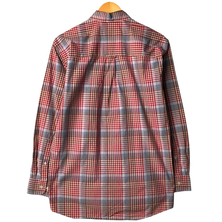 Pendleton PENDLETON Long Sleeve Button-Down Check Shirt, Men's Size Medium cotton red type Vintage Second Hand