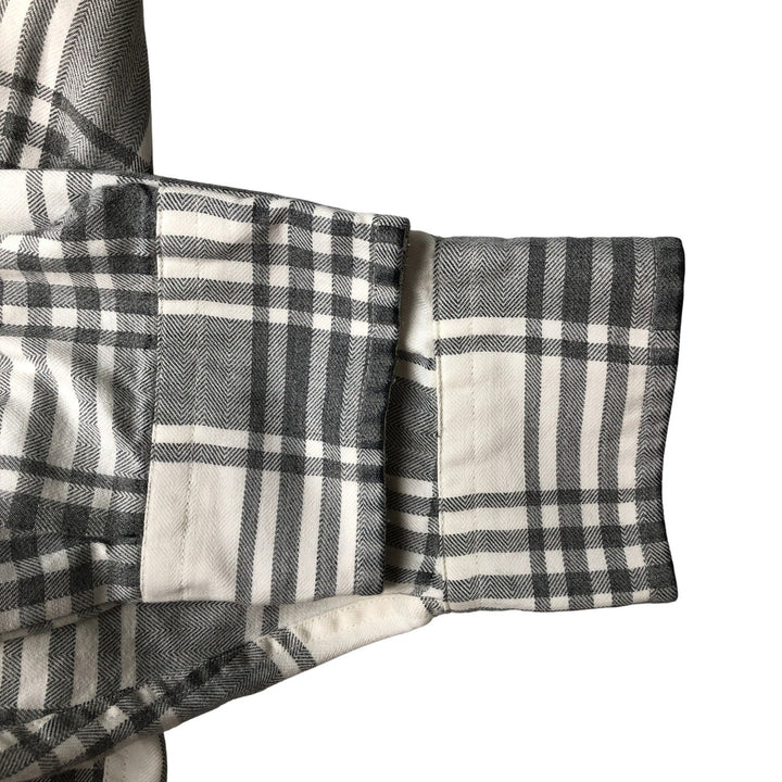 90s-00'S Vintage LLBean Long Sleeve Cotton Check Shirt, Men's Size L cotton white type Vintage Second Hand