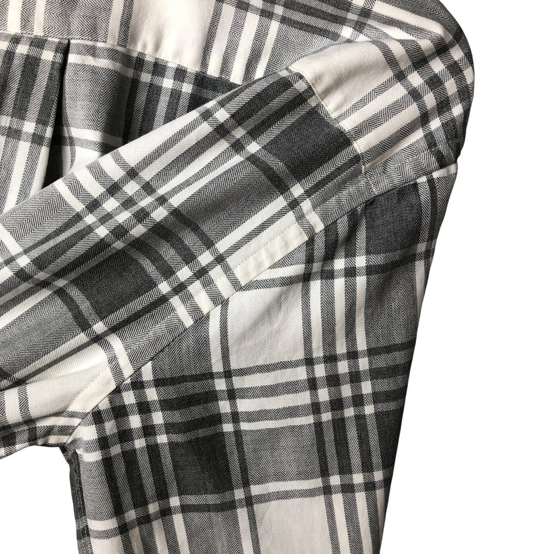 90s-00'S Vintage LLBean Long Sleeve Cotton Check Shirt, Men's Size L cotton white type Vintage Second Hand