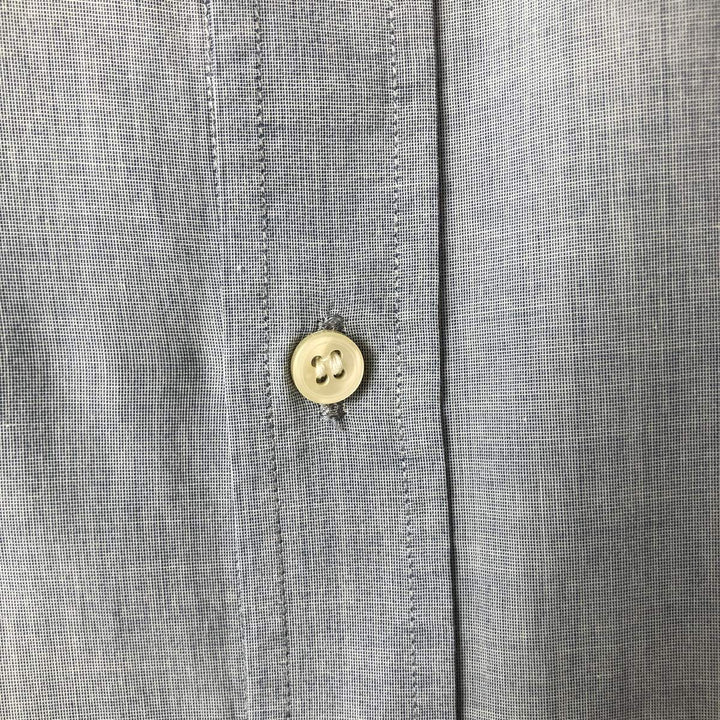 Lacoste Regular Fit Long Sleeve Button-Down Shirt, Size 44, Men's L cotton Blue type light blue Vintage Second Hand
