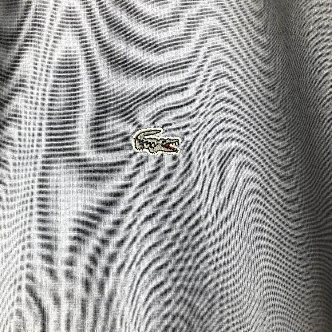 Lacoste Regular Fit Long Sleeve Button-Down Shirt, Size 44, Men's L cotton Blue type light blue Vintage Second Hand