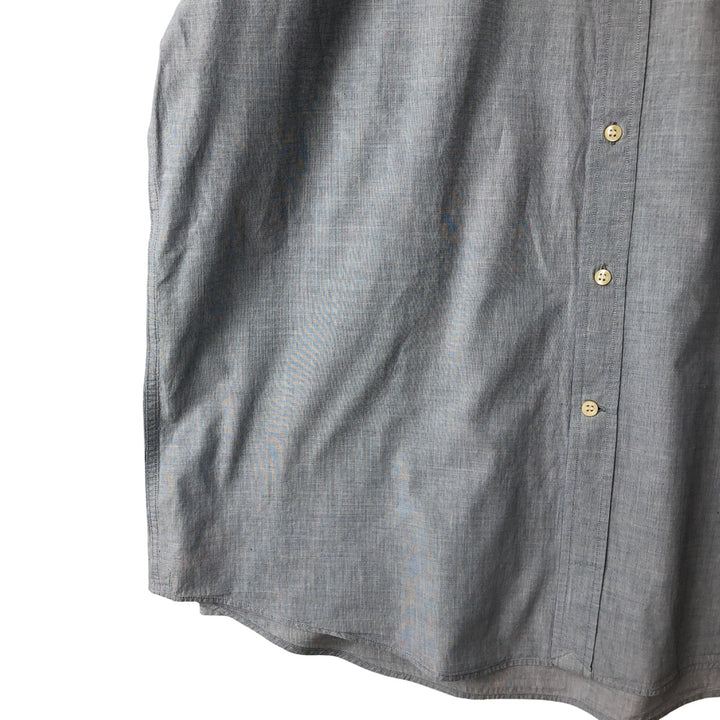 Lacoste Regular Fit Long Sleeve Button-Down Shirt, Size 44, Men's L cotton Blue type light blue Vintage Second Hand
