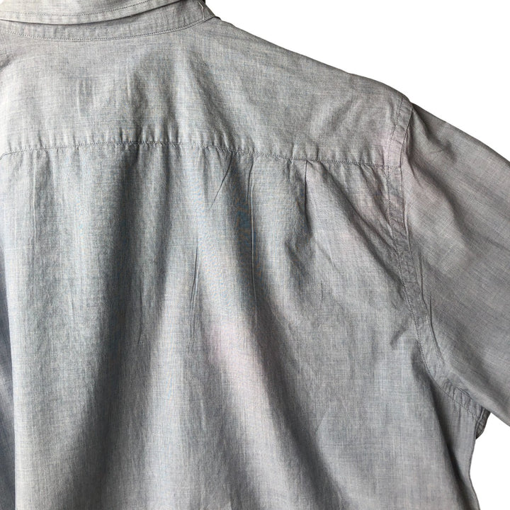 Lacoste Regular Fit Long Sleeve Button-Down Shirt, Size 44, Men's L cotton Blue type light blue Vintage Second Hand