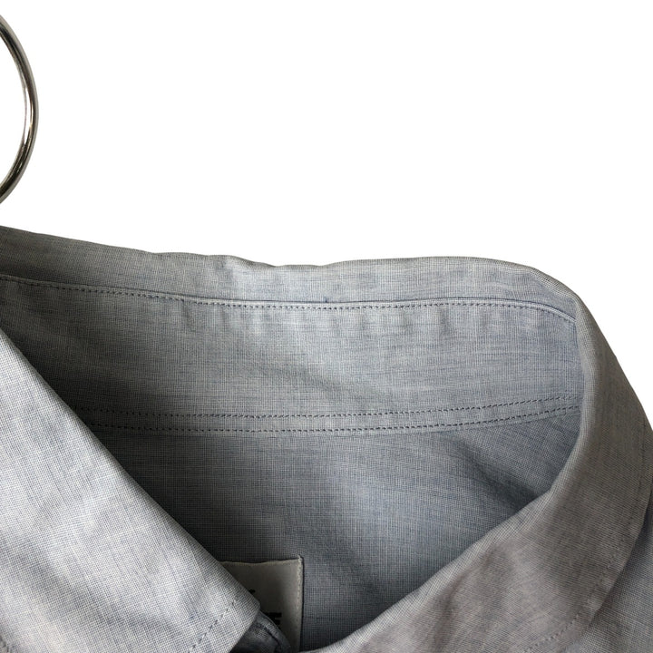 Lacoste Regular Fit Long Sleeve Button-Down Shirt, Size 44, Men's L cotton Blue type light blue Vintage Second Hand