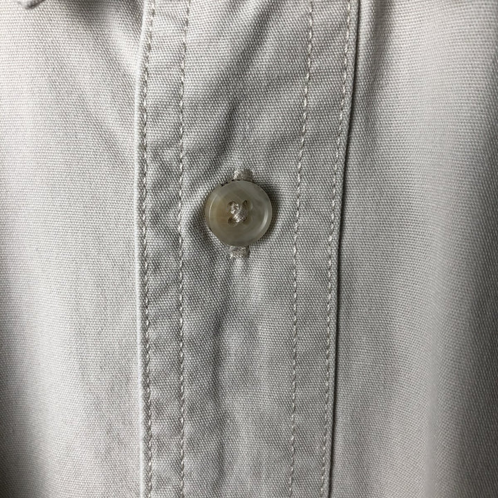 Filson Men's Long Sleeve Cotton Shirt, Size XL cotton gray type Vintage Second Hand