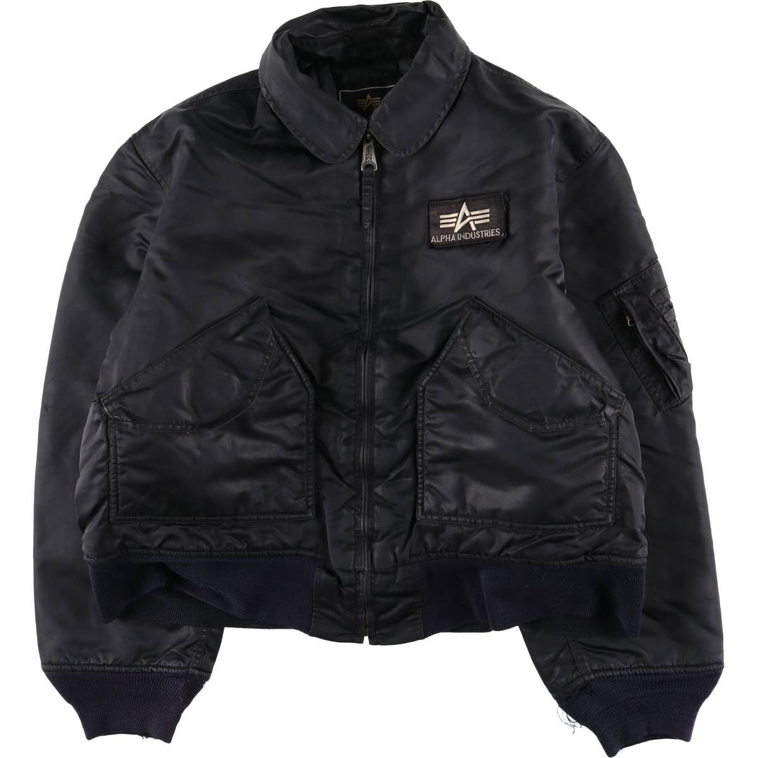 Civilian Alpha CWU-45 Nylon black type Vintage Second Hand